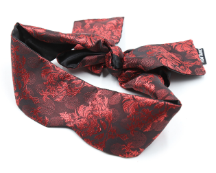 Vintage elegancka szarfa na oczy