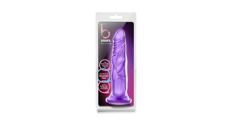 B Yours 5 dildo na przyssawce 20cm purple