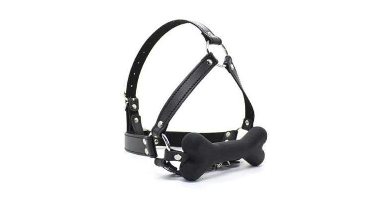 Harness z kneblem typu kość