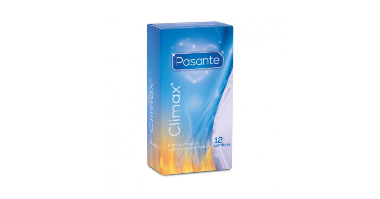 Pasante Climax prezerwatywy ciepło zimno 12szt