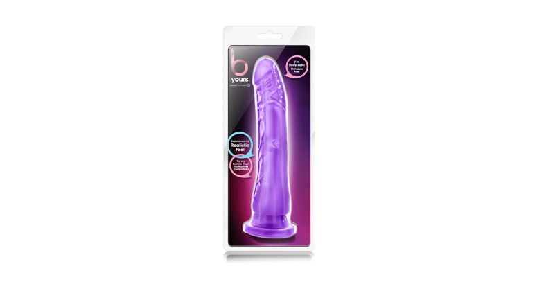 B Yours 6 dildo na przyssawce 22cm fioletowe