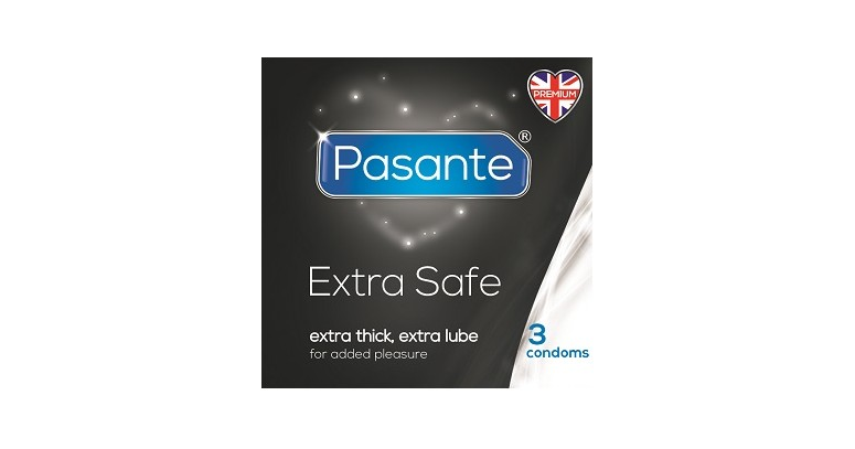 Pasante Extra Safe prezerwatywy grubsze 3 szt