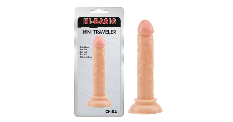 Mini traveler małe dildo analne 14 x 2,5 cm