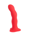 Fun Factory Bouncer dildo z ruchomymi kuleczkami czerwone