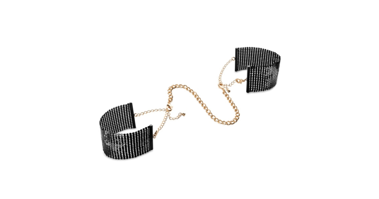 Bijoux Indiscrets Desir Metallique Cuffs kajdanki biżuteryjne czarne
