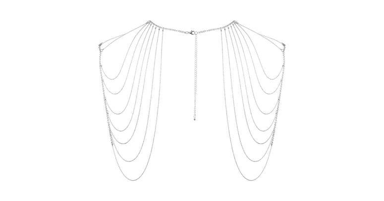 Bijoux Indiscrets Magnifique Shoulder Body Chain srebrny
