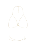 Bijoux Indiscrets Magnifique Bra Body Chain złoty