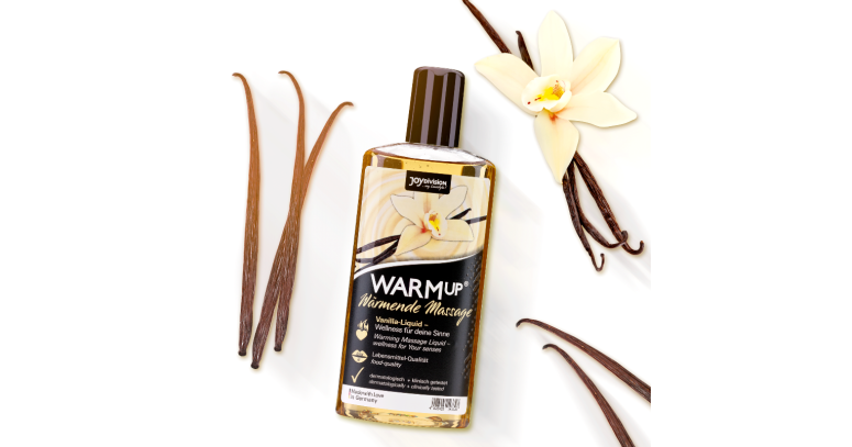 Warm Up Wanilla rozgrzewający żelowy olejek do masażu