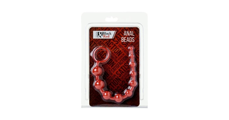 Anal Beads sonda analna klasyczna czerwona