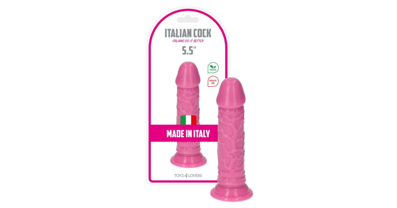 Italian Cock 5,5" małe dildo różowe
