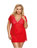 Anais Plus Size Sydney czerwona halka