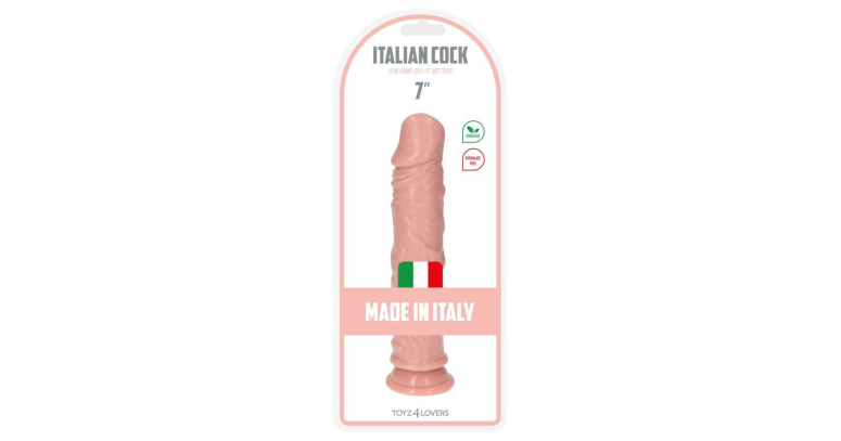 Italian Cock 7" elastyczne dildo 18 x 4 cm