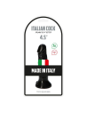 Italian Cock 4,5" małe dildo analne 11,5 x 3 cm czarne