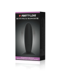 Korek analny z wibracjami 11 x 3,3 cm czarny