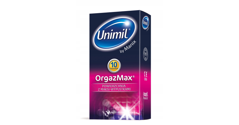 Unimil OrgazMax prezerwatywy stymulujące 10 szt.