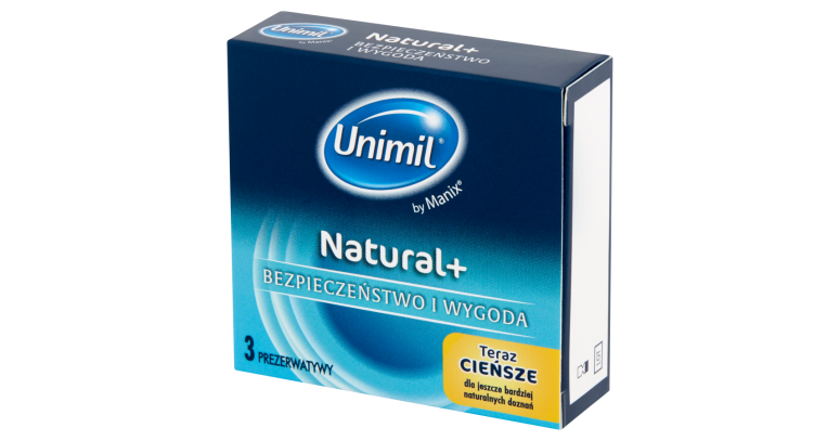 Unimil Natural + prezerwatywy klasyczne 3 szt.