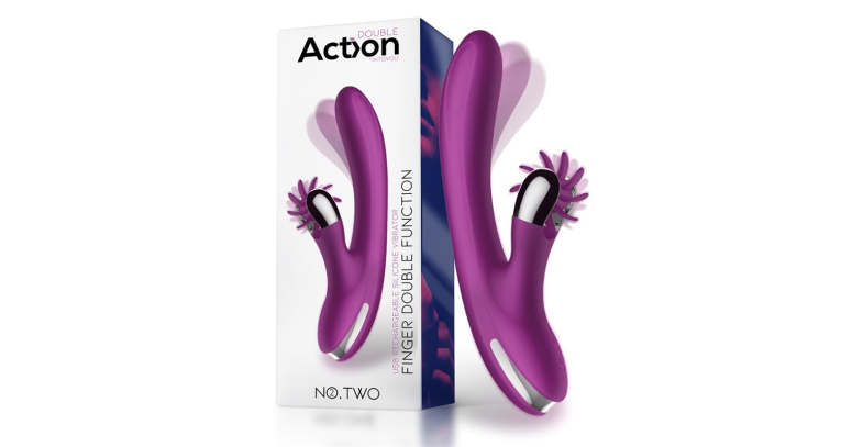 Double Action wibrator z funkcją fingering