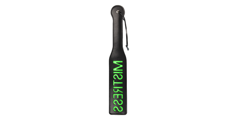 Glow in the Dark Mistress paddle packa świecąca w ciemności