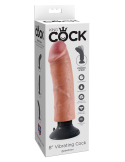 King Cock 8" grube dildo z wibracjami 19 x 4,6 cm