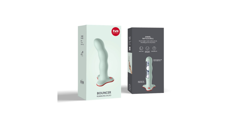 Fun Factory Bouncer 2 dildo z kulkami gejszy szałwiowy