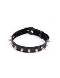 Obroża choker z ćwiekami czarna
