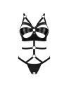 Obsessive Armares body otwarte wetlook czarne