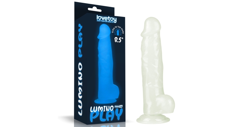 Lumino 8,5" dildo świecące w ciemności 21,5 x 4 cm