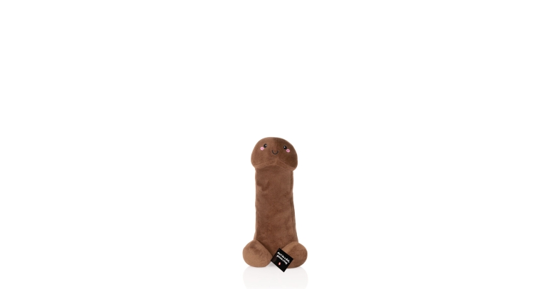 Pan siusiaczek 30 cm pluszowy penis brązowy