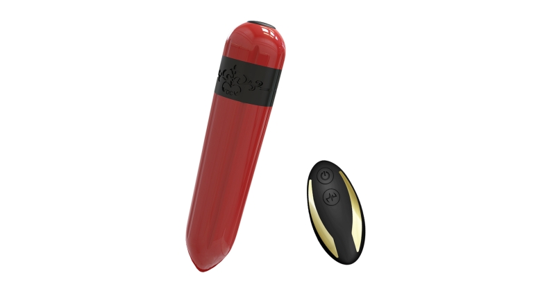 Rocket Red Bullet mały wibrator z pilotem czerwony