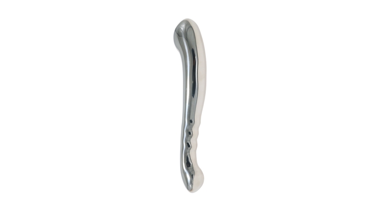 Dwustronne stalowe dildo 18 x 3 cm