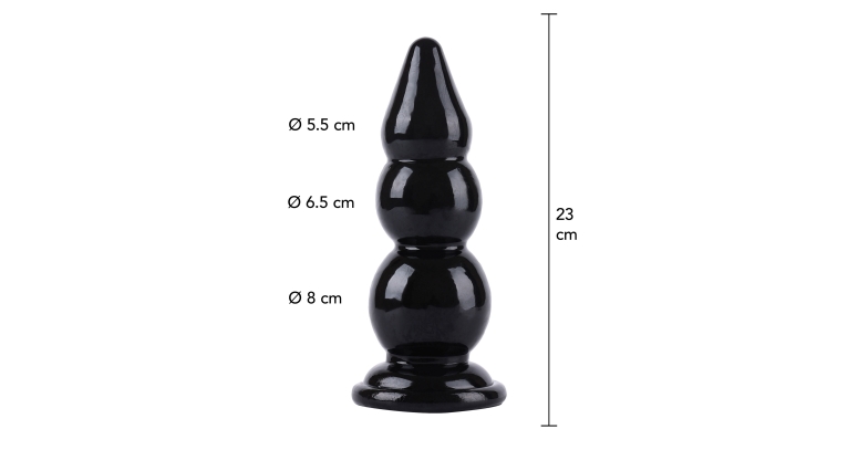 Extreme Buttplug Balls XL duży korek analny 23 x 8 cm