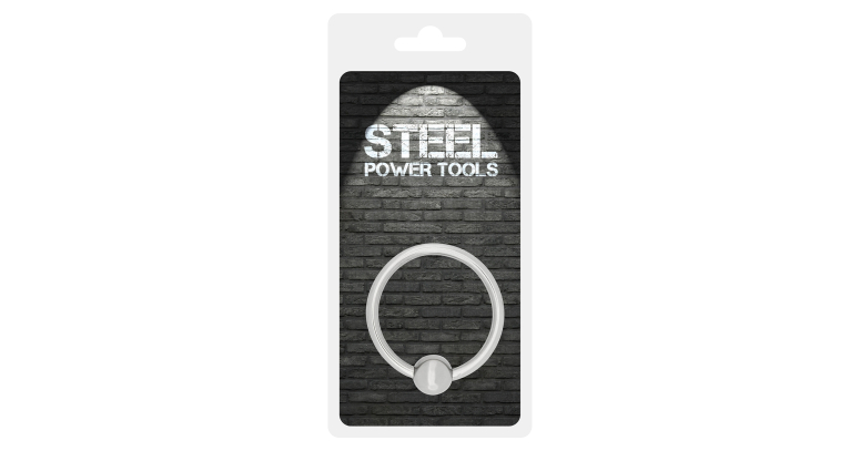 Steel Power stalowy pierścień na żołądź 30 mm