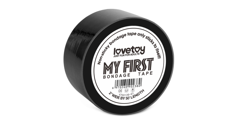 Lovetoy taśma do krępowania bezklejowa czarna