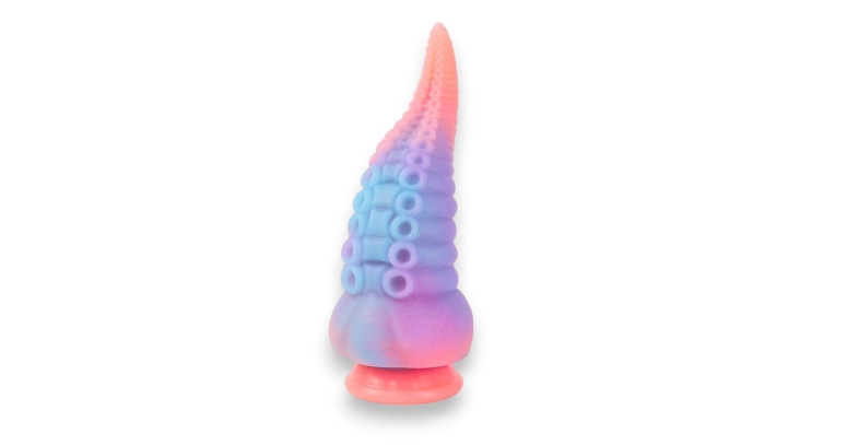 Monsti 020 monster dildo macka ośmiornicy 20 x 8 cm świecąca w ciemności
