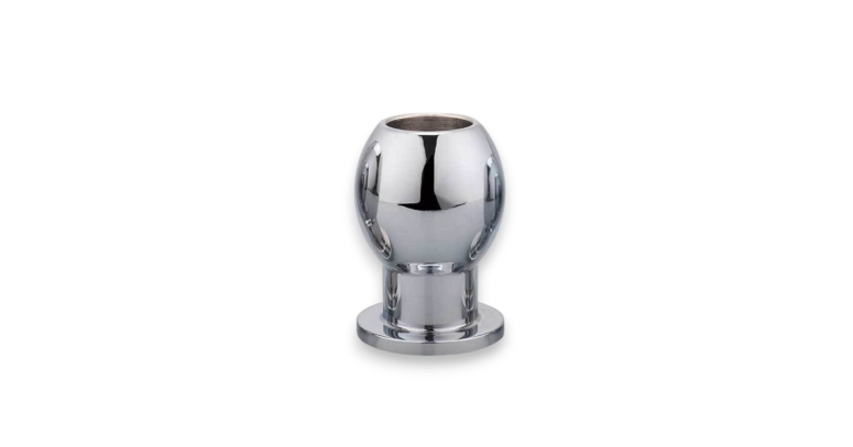 Metalowy korek analny z tunelem 6 x 4 cm