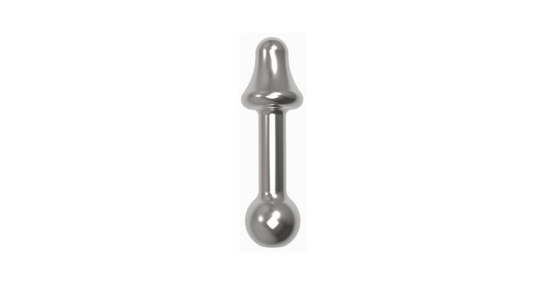 Diogol Jaz AH Vibrating Anal Plug - aluminium