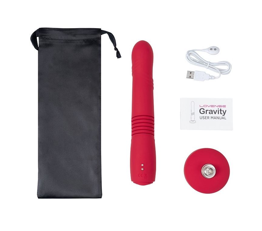 Lovense Gravity wibrator z ruchem posuwistym na aplikację
